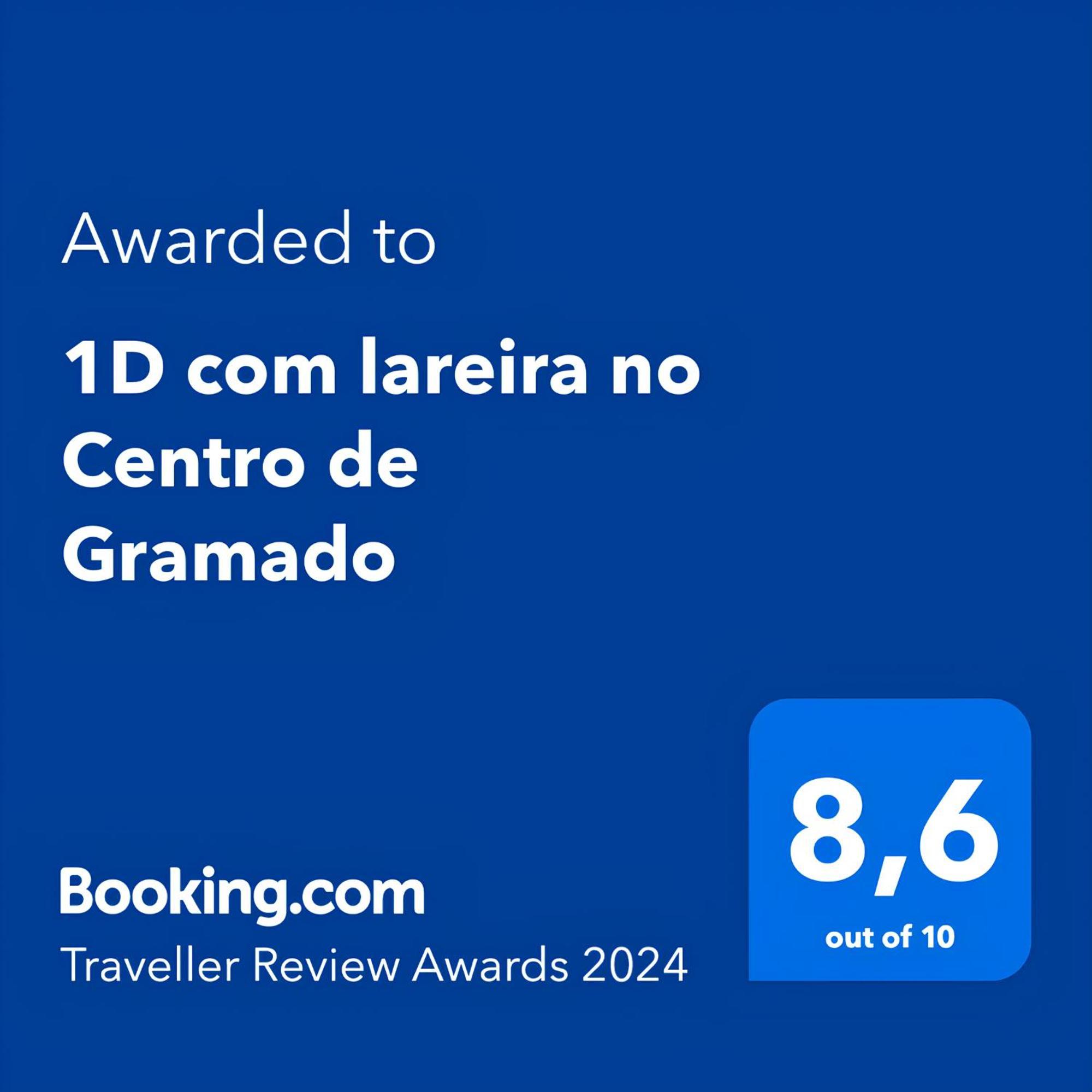 1D Com Lareira No Centro De Gramado Daire Dış mekan fotoğraf
